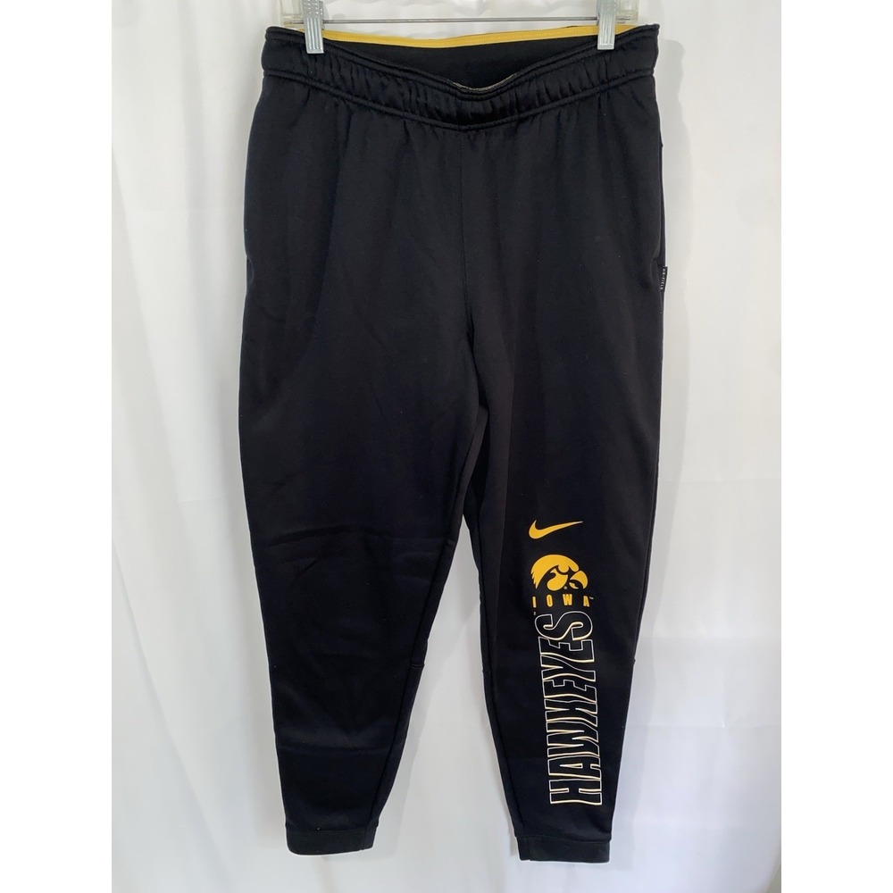 Nike Iowa Hawkeyes Jogger Sweatpants Mens Medium On Field Dri Fit